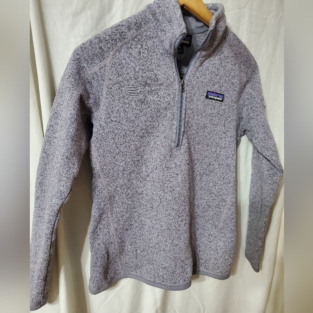 Patagonia Quarter Zip Pullover Fleece Lined Sweater